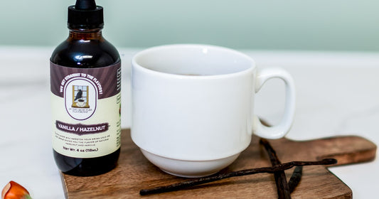 Vanilla Hazelnut coffee flavoring bottle, social preview image